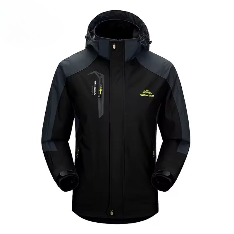 Veste Randonnée Chaude Déperlante Coupe Vent Homme