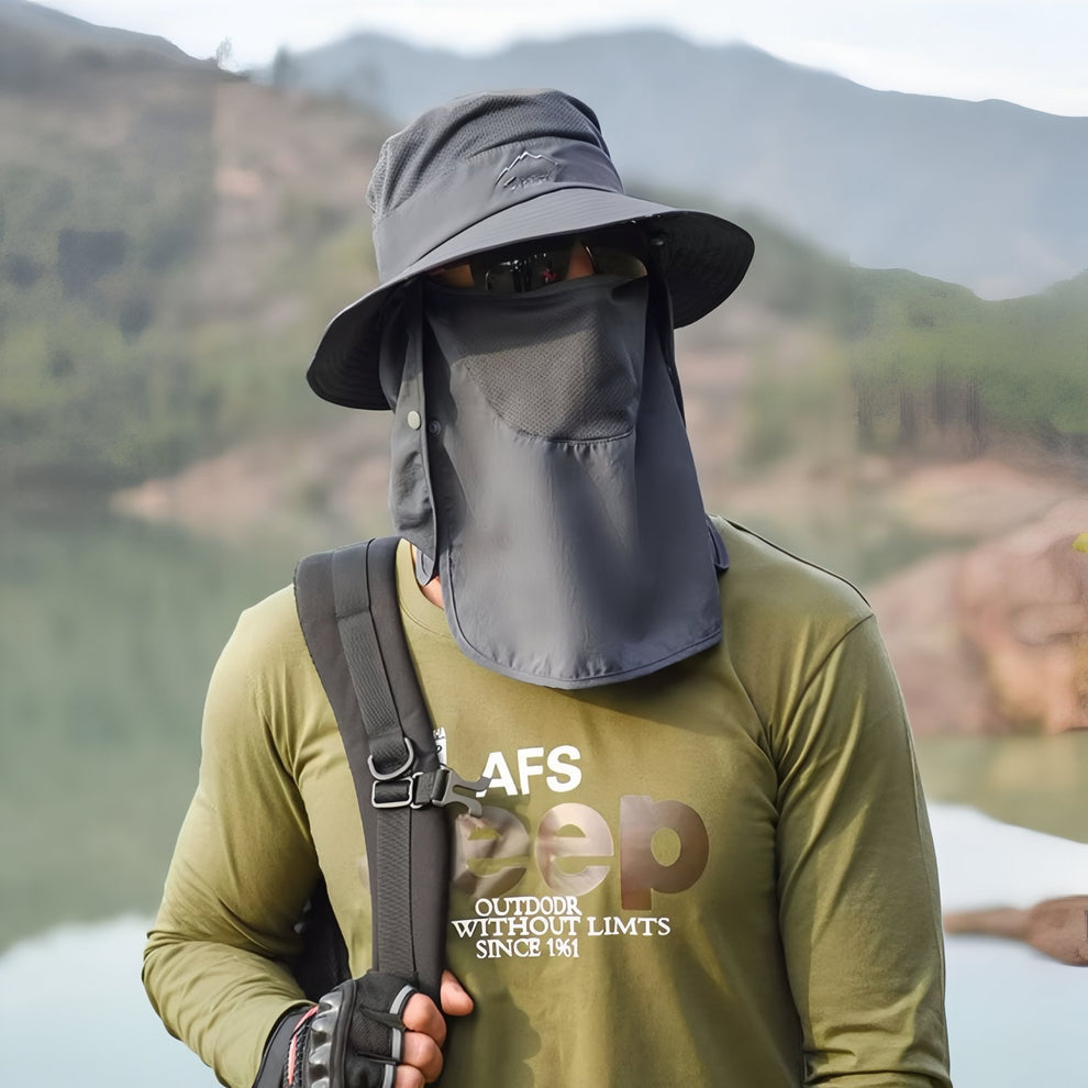Chapeau Couverture Intégrale Anti-UV Déperlant Randonnée